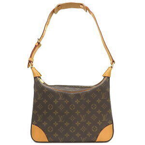 Louis Vuitton Boulogne Shoulder Bag Monogram Canvas Brown